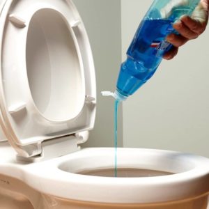 5 steps to unclog toilet with dish soap