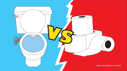 Toilet bidets are proven to be healthier than ordinary toilet papers. 

